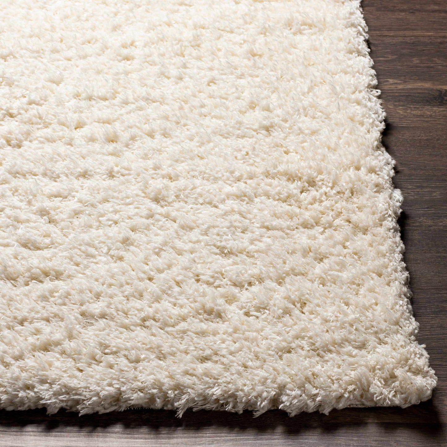 Siari Cream Plush Area Rug - Cozy Solid Home Decor