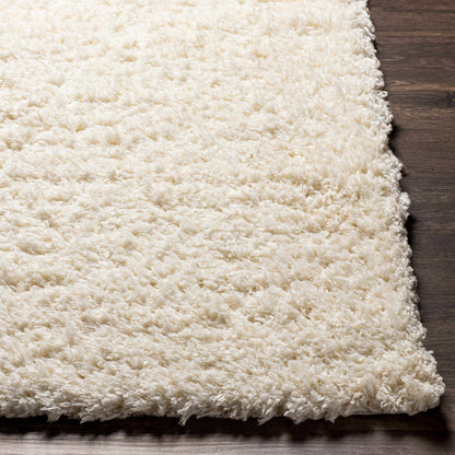 Siari Cream Plush Area Rug - Cozy Solid Home Decor
