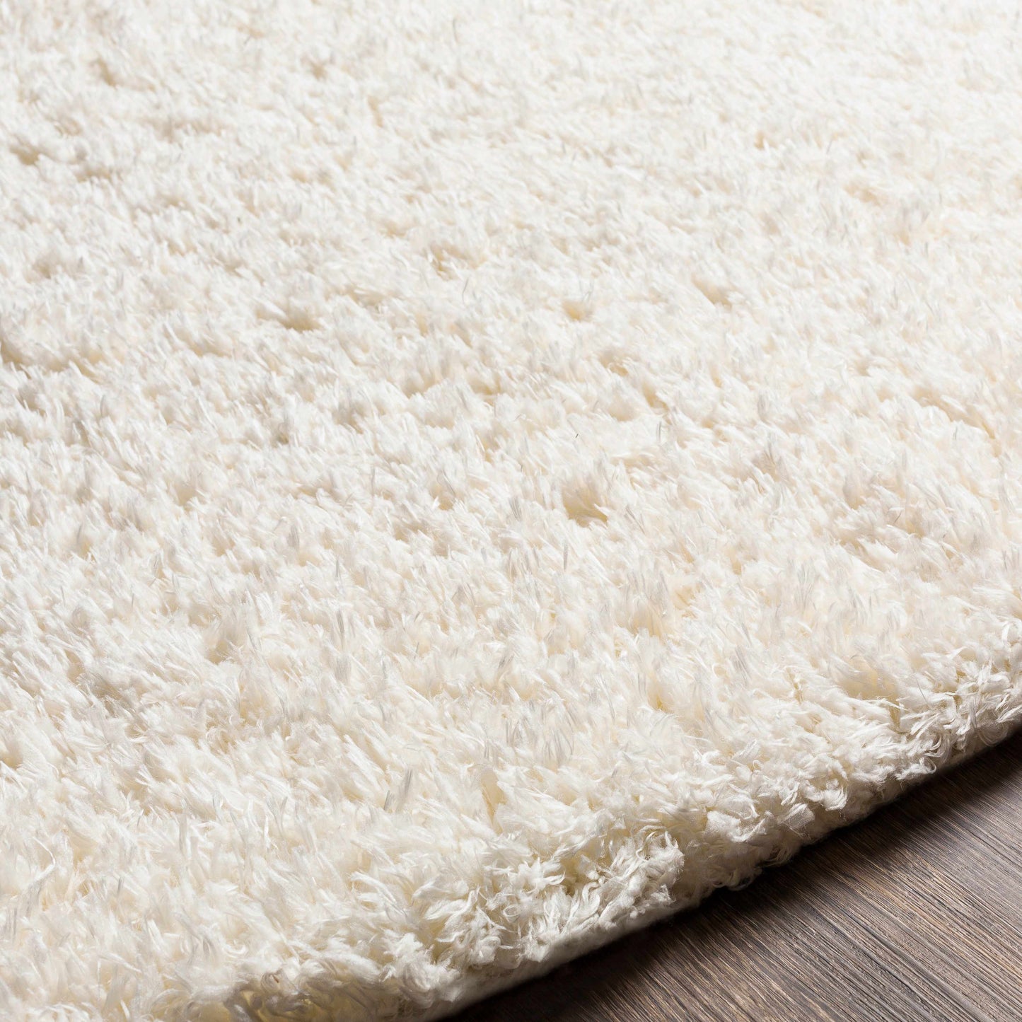 Siari Cream Plush Area Rug - Cozy Solid Home Decor