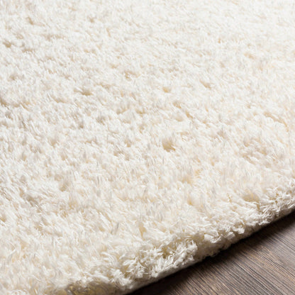 Siari Cream Plush Area Rug - Cozy Solid Home Decor