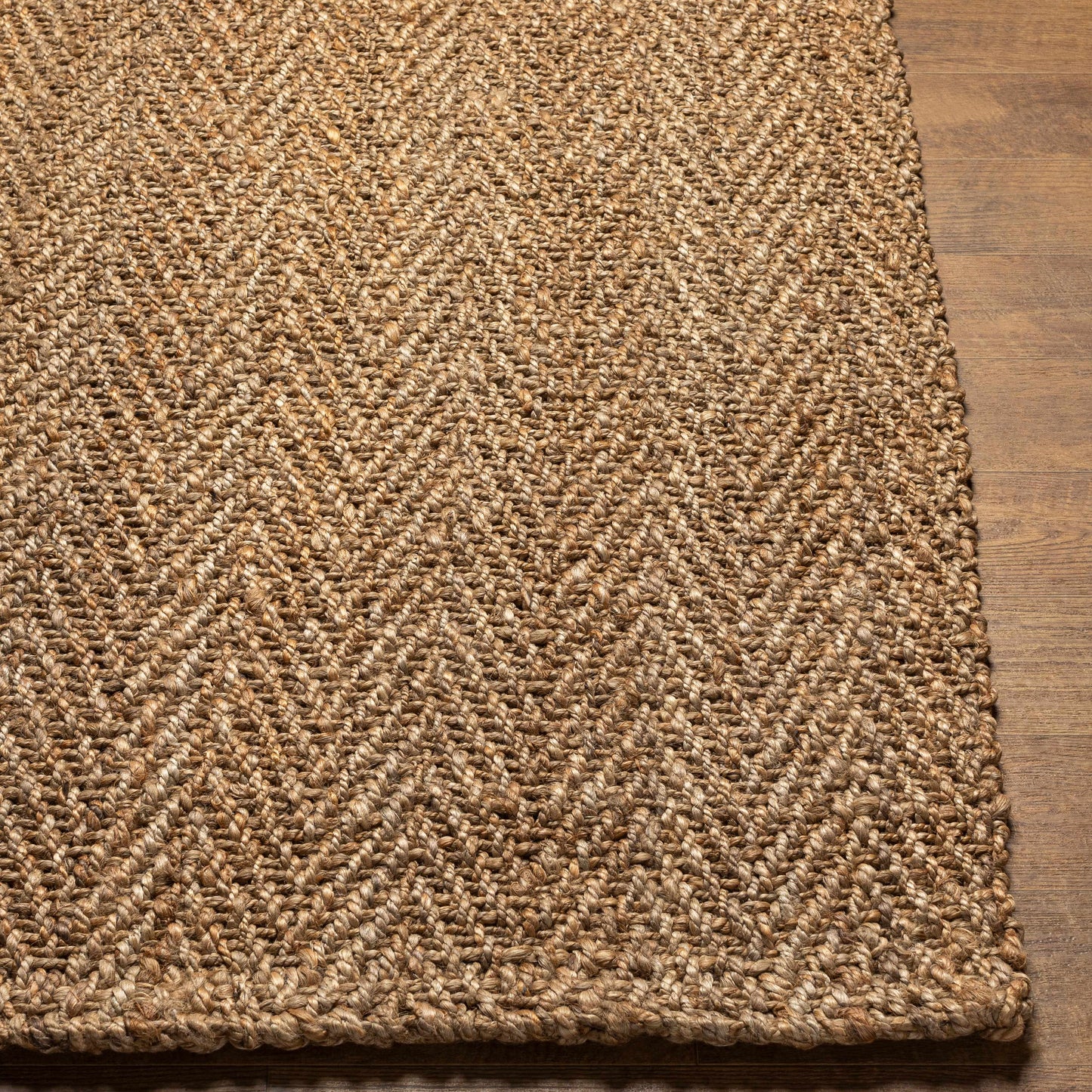 Asaka Jute Area Rug - Eco-Friendly Natural Fiber Floor Decor