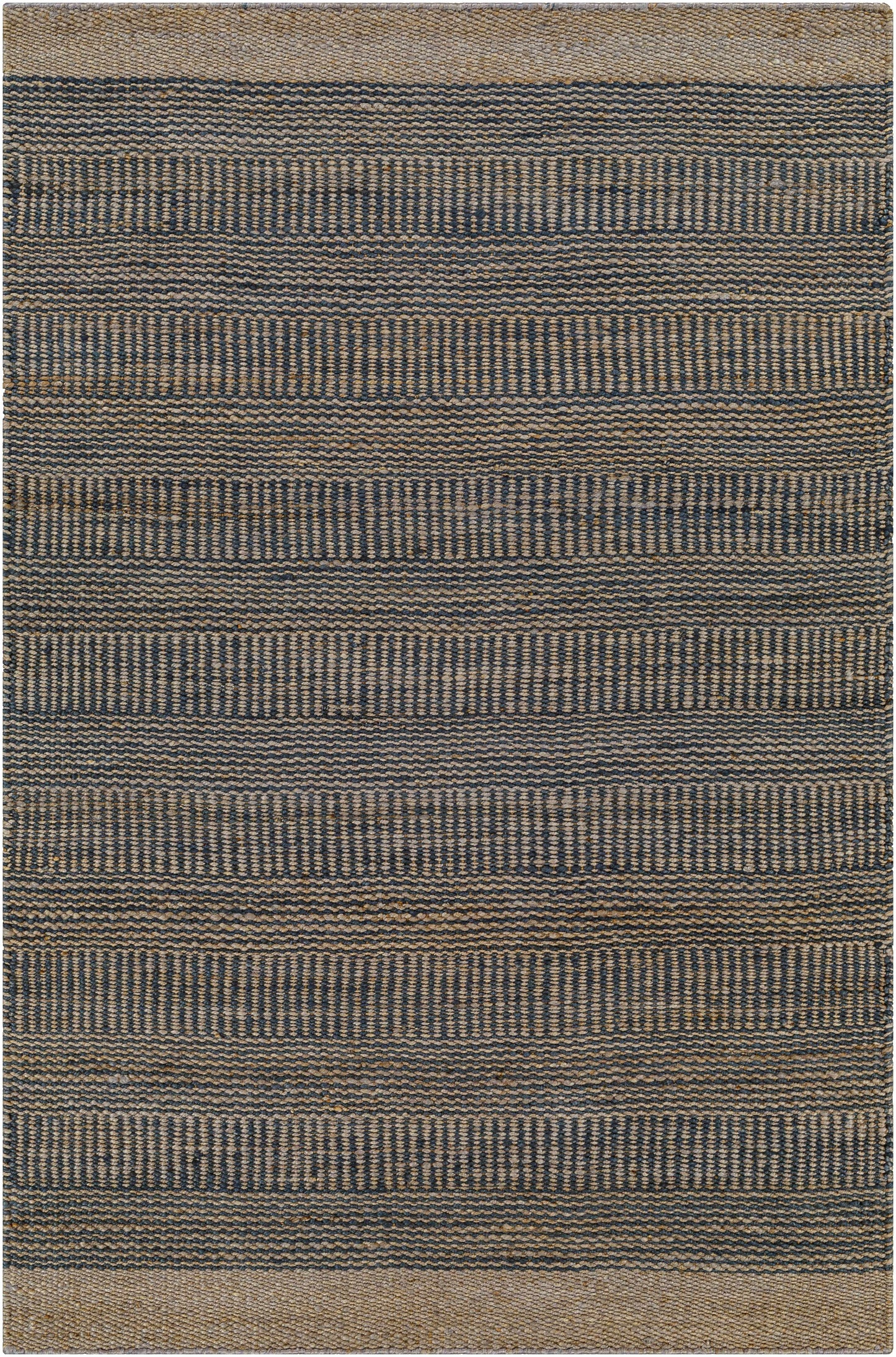 Navy Jute Area Rug - Stylish Durable Home Decor