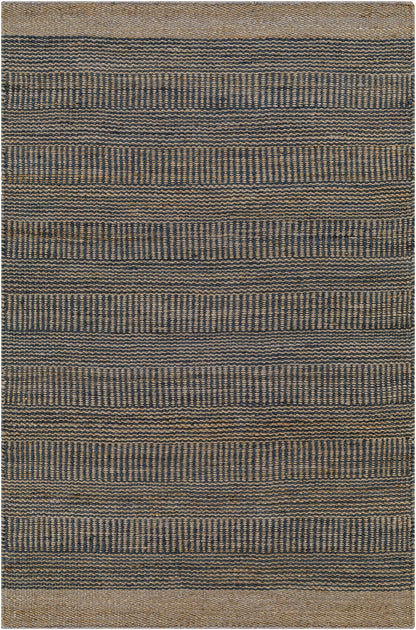 Navy Jute Area Rug - Stylish Durable Home Decor