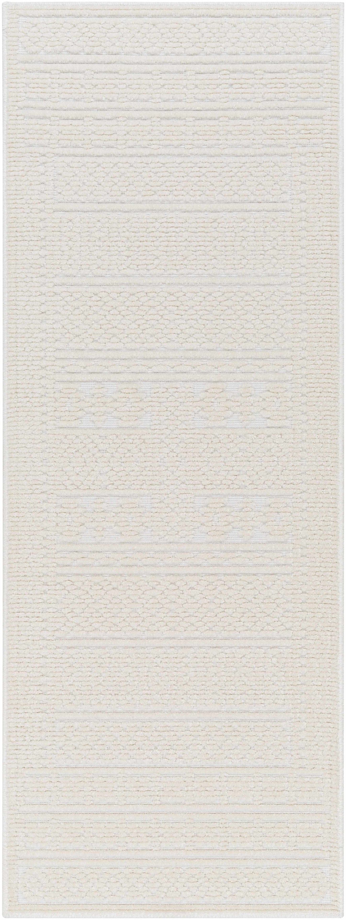 Bahar Cream Washable Area Rug - Stylish Home Décor