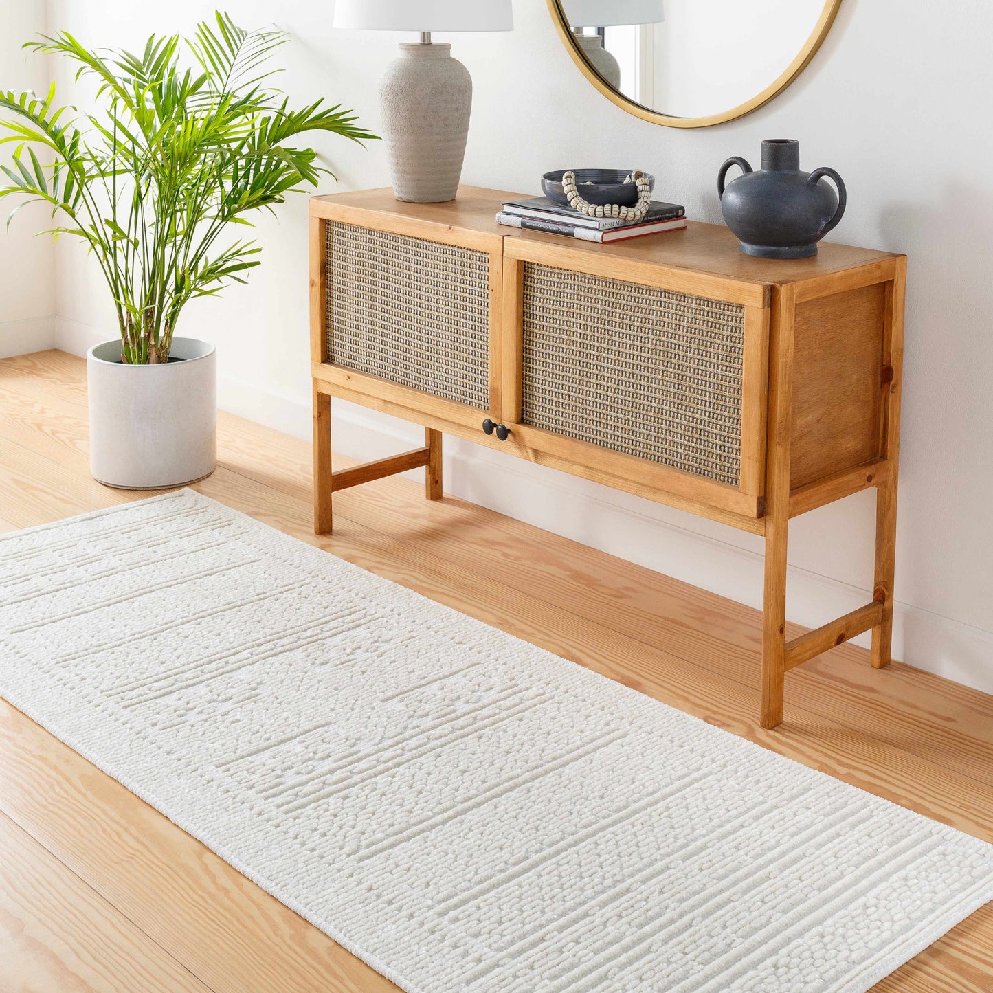 Bahar Cream Washable Area Rug - Stylish Home Décor