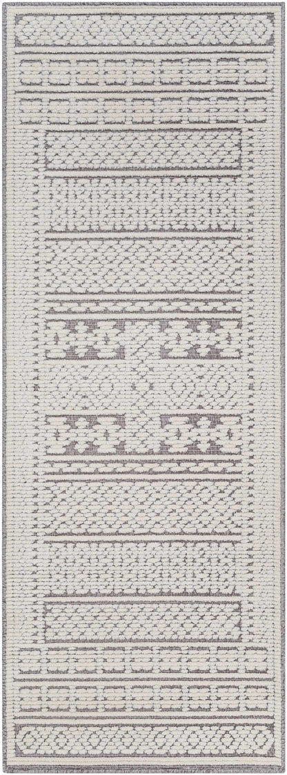 Cream Gray Washable Area Rug - Clearance Sale