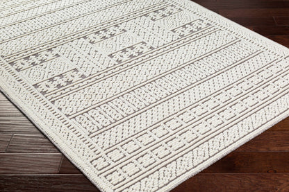 Cream Gray Washable Area Rug - Clearance Sale