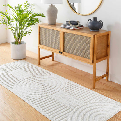 Deron White Washable Area Rug - Soft Durable Stylish Floor Mat