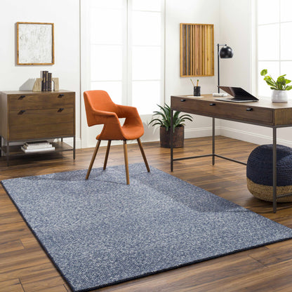 Blue Area Rug - Stylish Solid Home Decor
