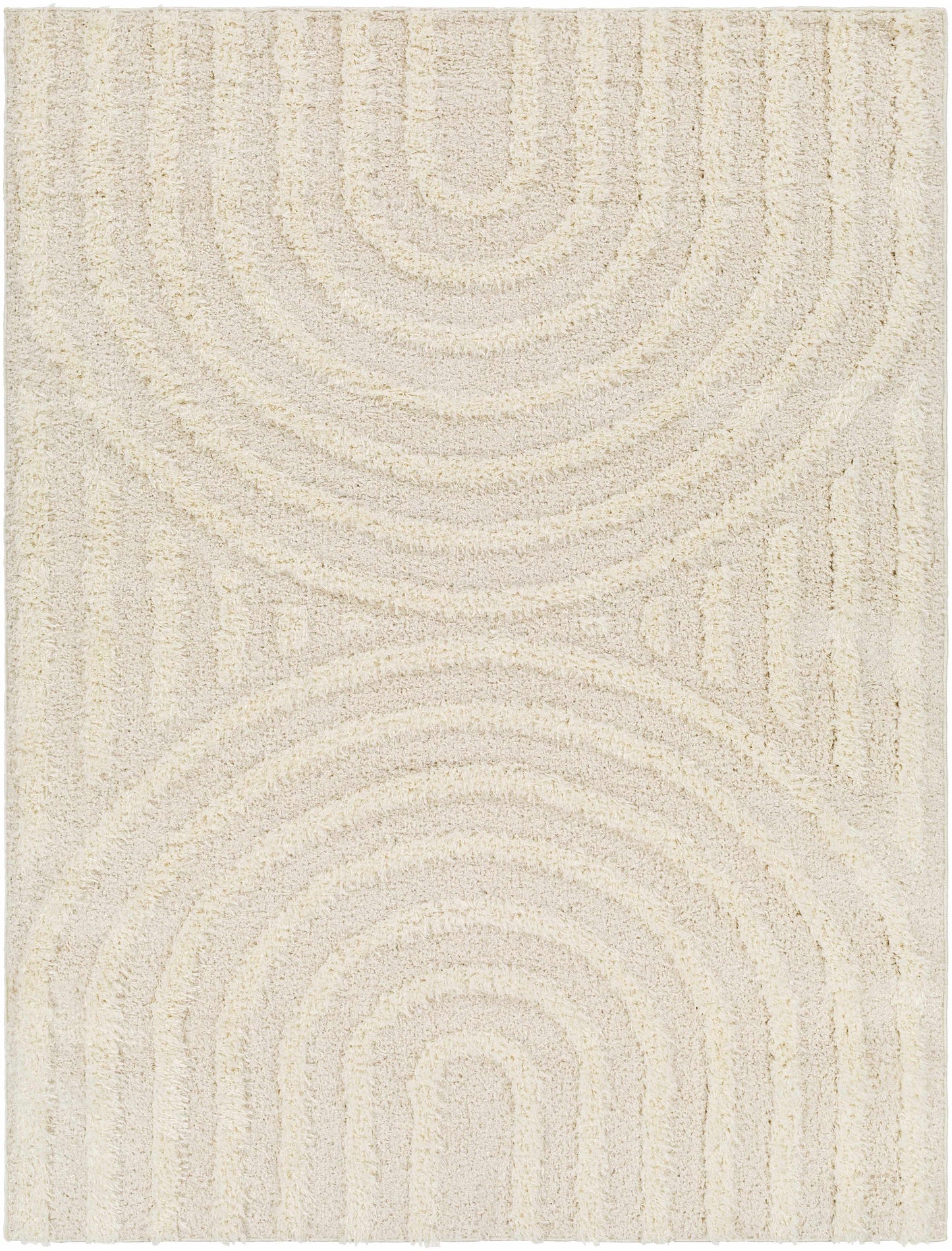 Arnel cream décor rug