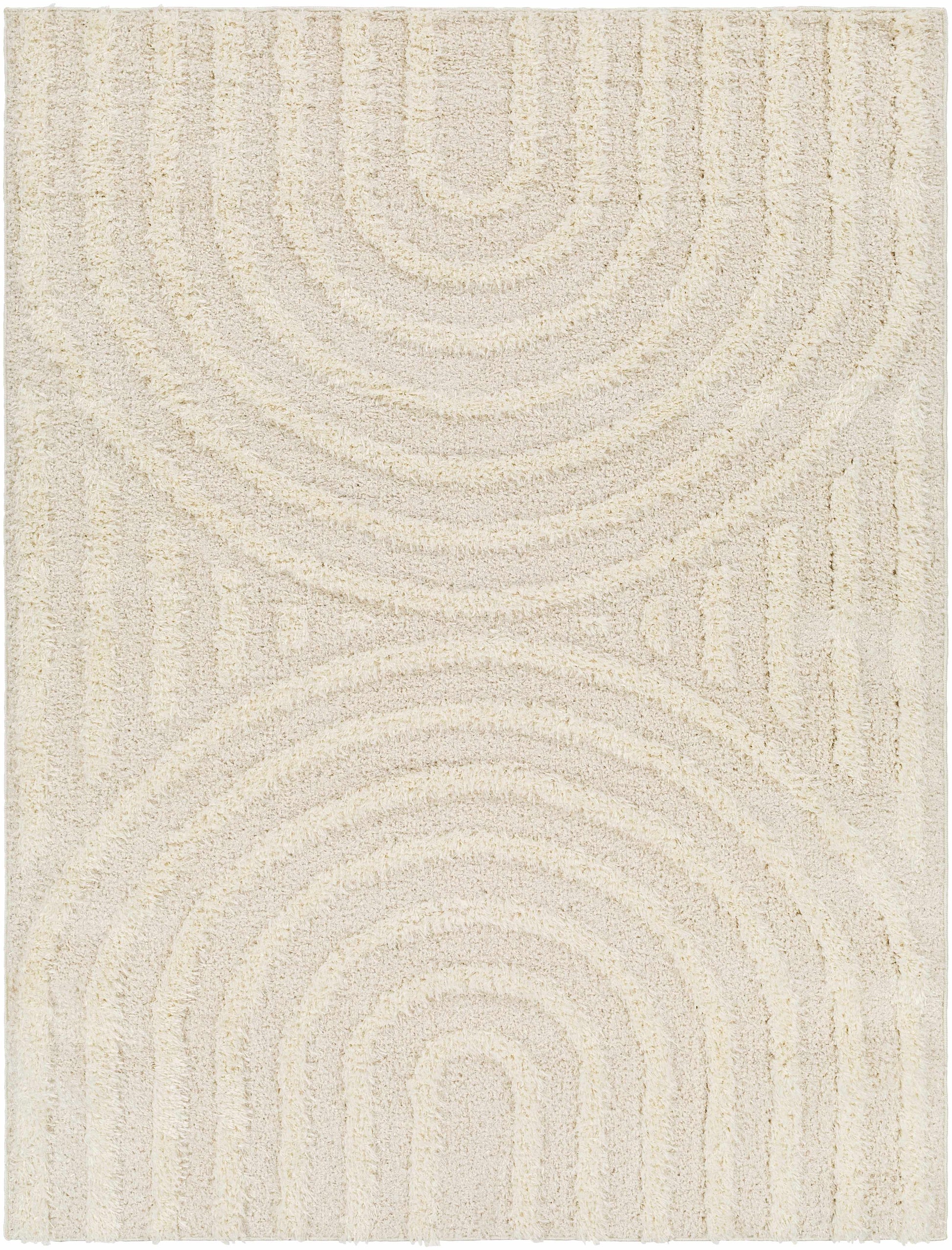 Arnel cream décor rug