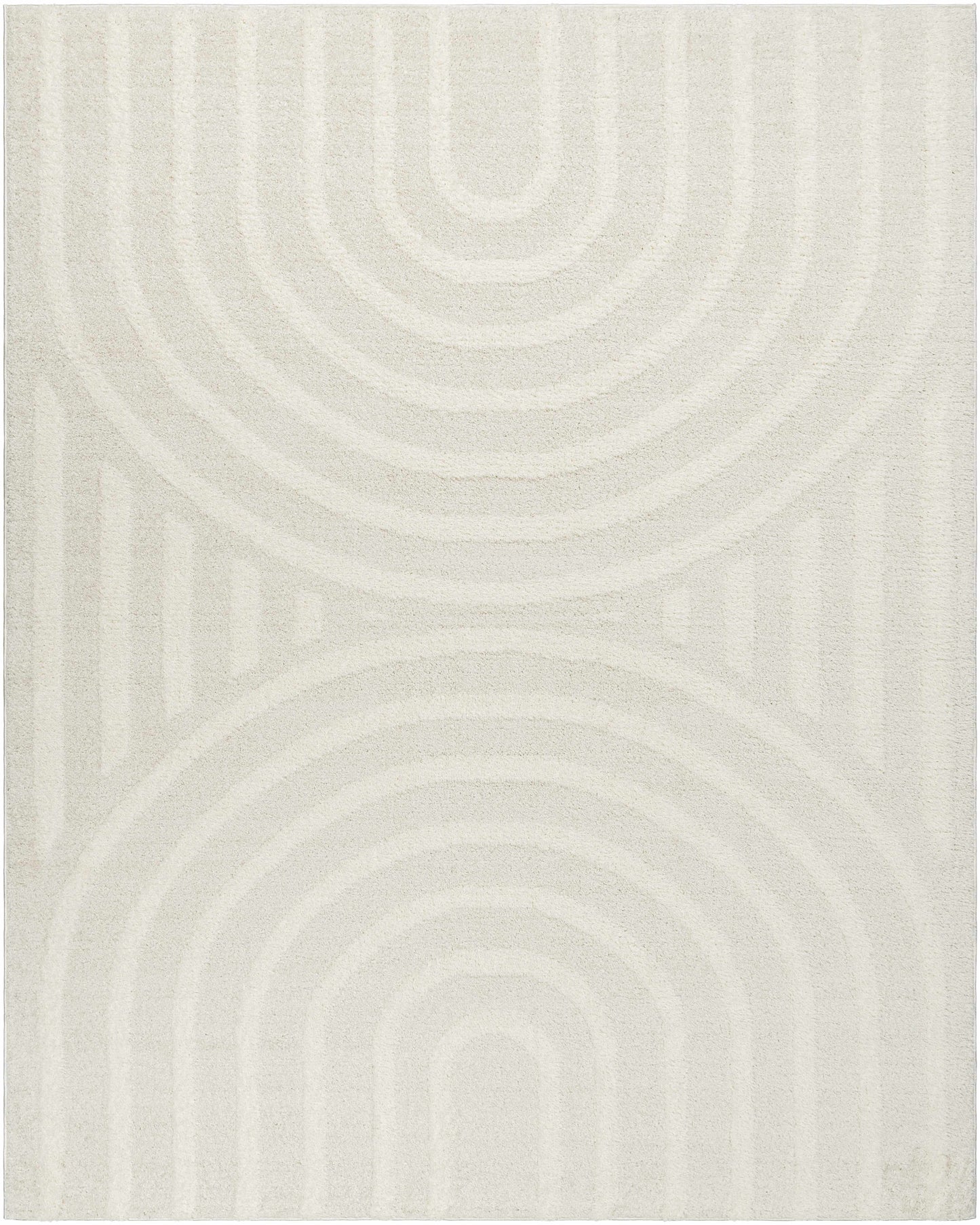 Arnel versatile cream rug