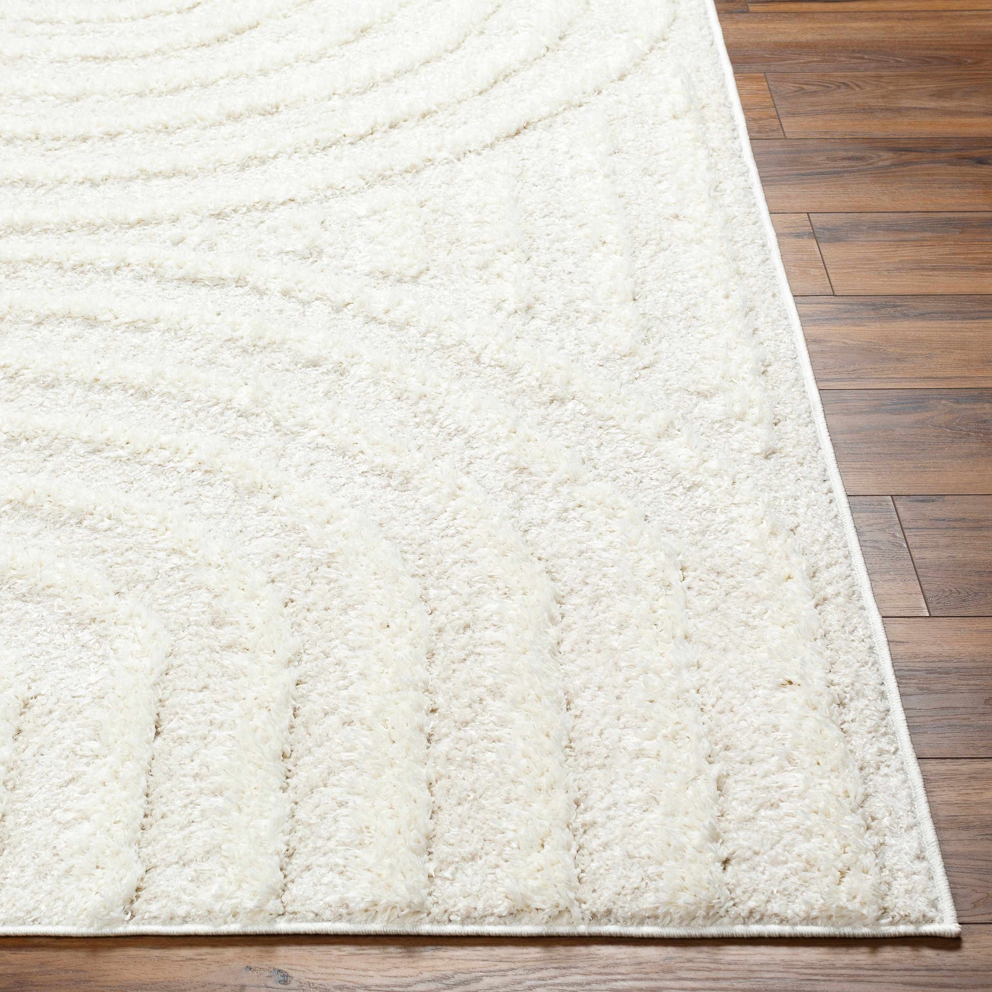 Arnel neutral cream rug