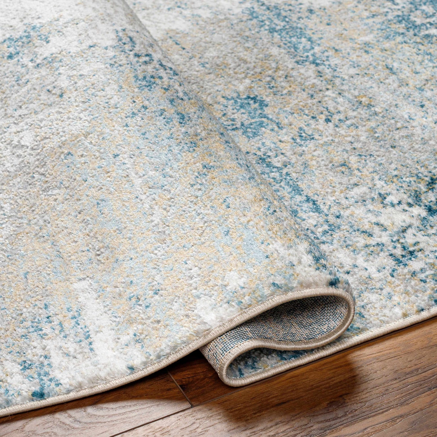 Modern Abstract Area Rug - Duval Blue Home Décor