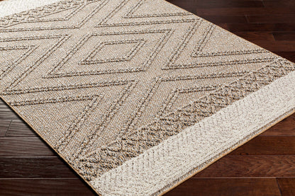 Beige Areli Area Rug - Soft Elegant Floor Covering for Living Room