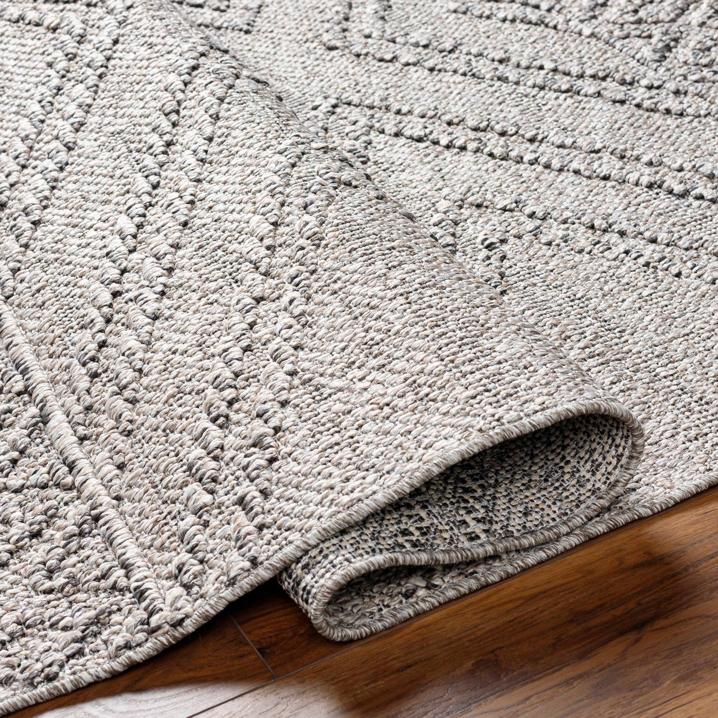 Beige and Gray Area Rug - Stylish Soft Versatile Home Décor