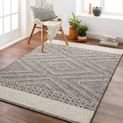 Beige Brown Area Rug - Soft Durable Stylish Home Accent