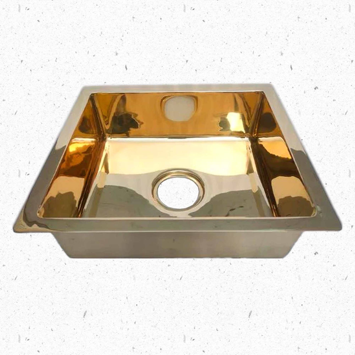 Brass kitchen sink
