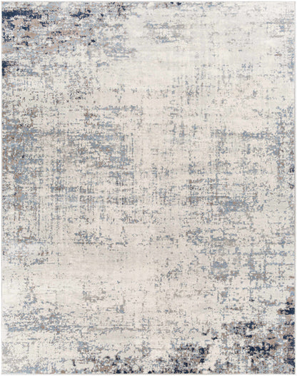 Texanna BlueGray Abstract Area Rug - Modern Home Décor