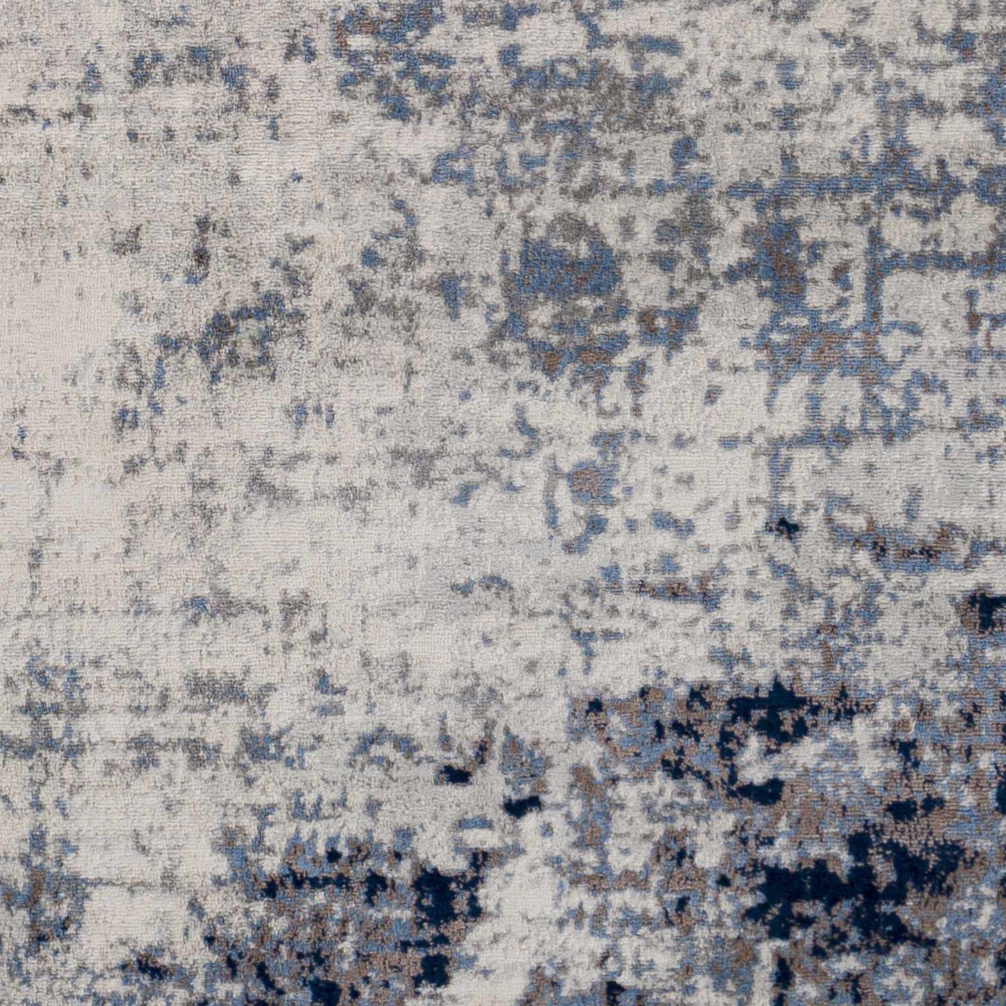 Texanna BlueGray Abstract Area Rug - Modern Home Décor