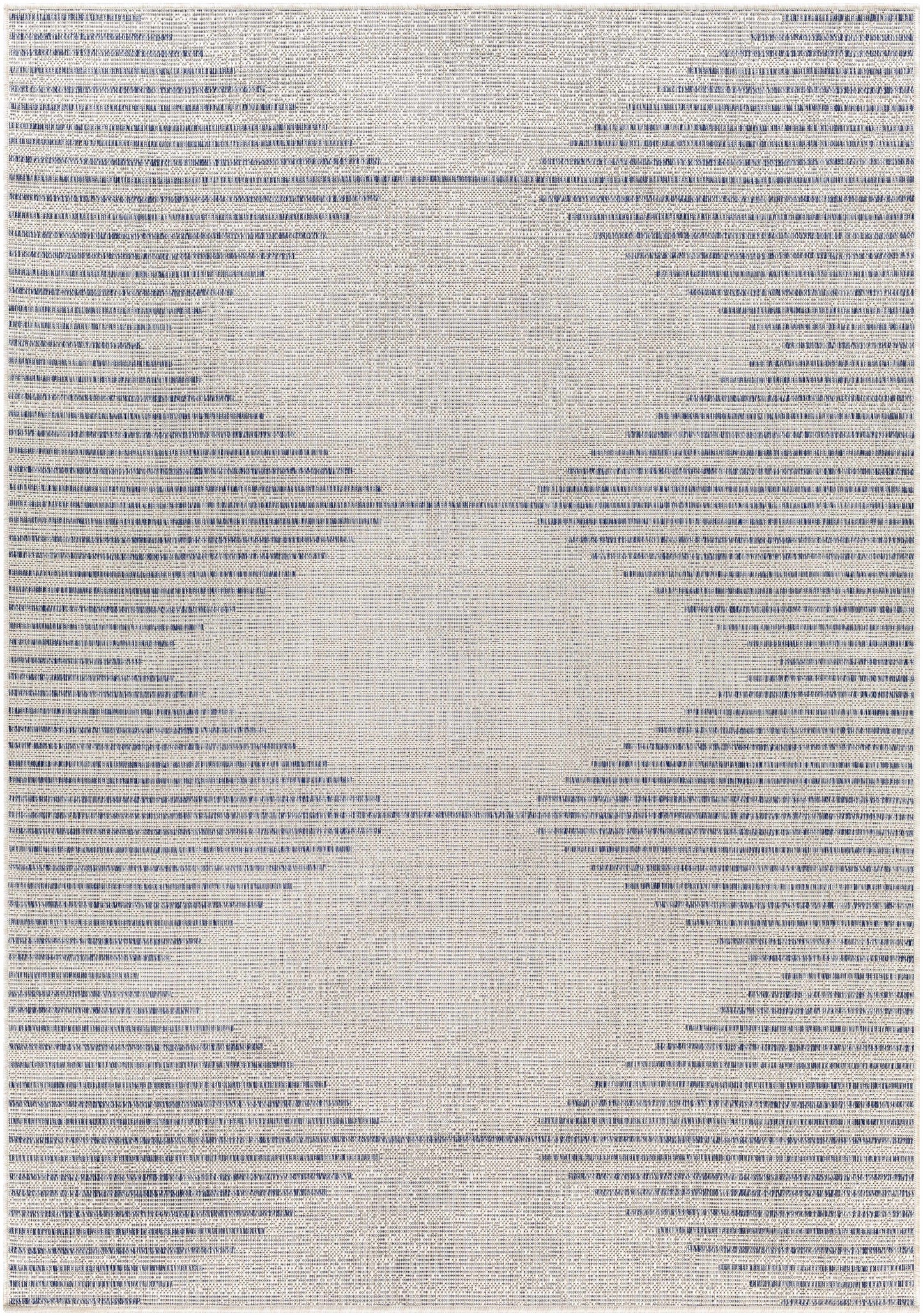 Gray Blue Outdoor Area Rug - Patio and Deck Mat