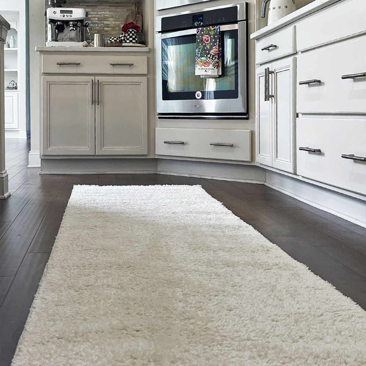 Washable Area Rug - Stylish Easy-Clean Soft Flooring Solution