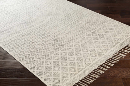 Hand Woven Cotton Rug - Stylish Durable Valyermo Beige Home Accent