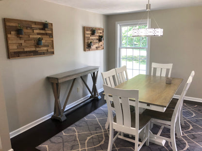 Ava Chair Solid Wood Modern Dining Chair Customizable Color Finish