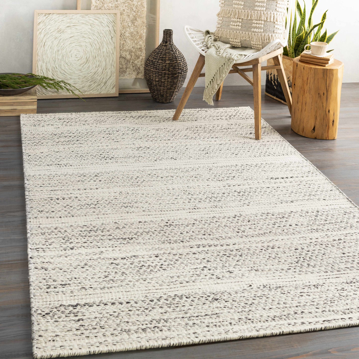 Williford Wool Area Rug - Soft Durable Stylish Home Decor