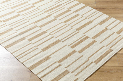 Modern Geometric Area Rug - Elegant Living Room or Bedroom Decor