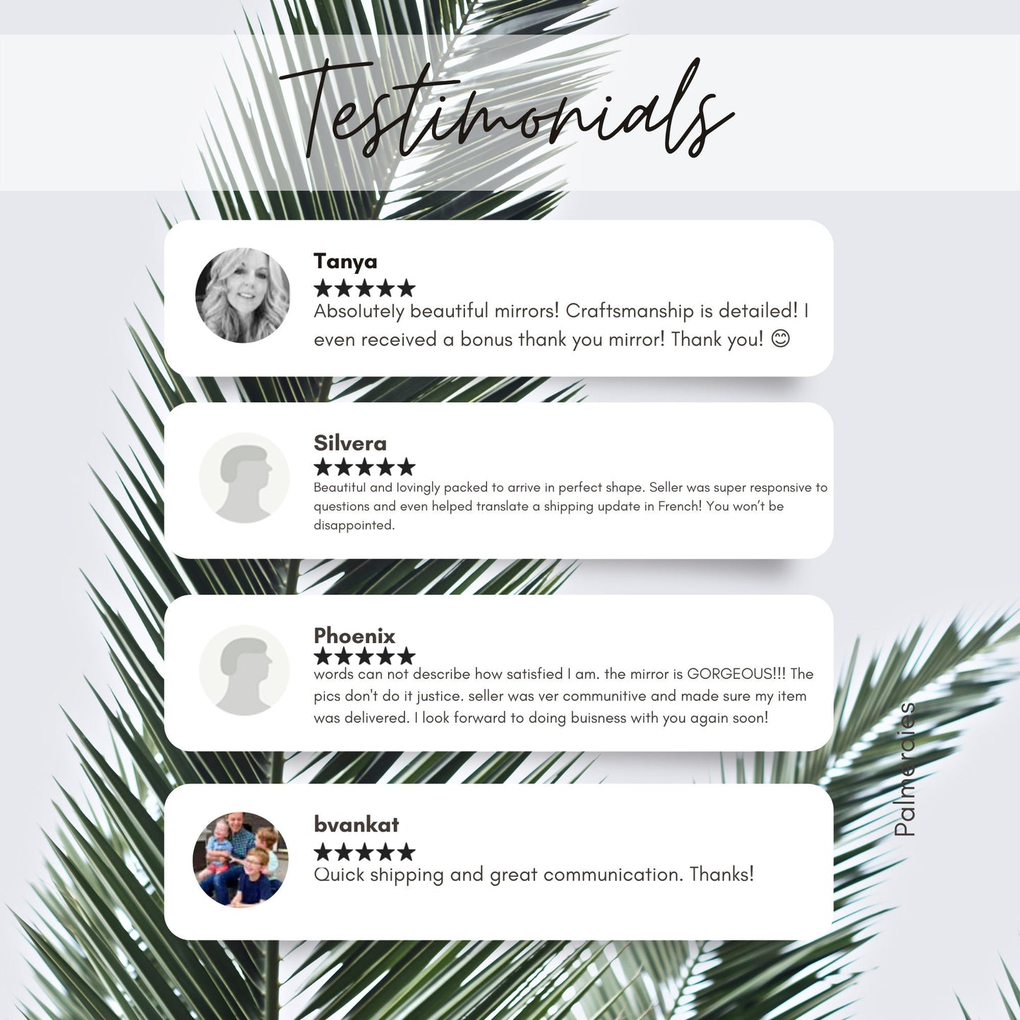 Rectangular Brass Mirror | Gold Wall Mirror