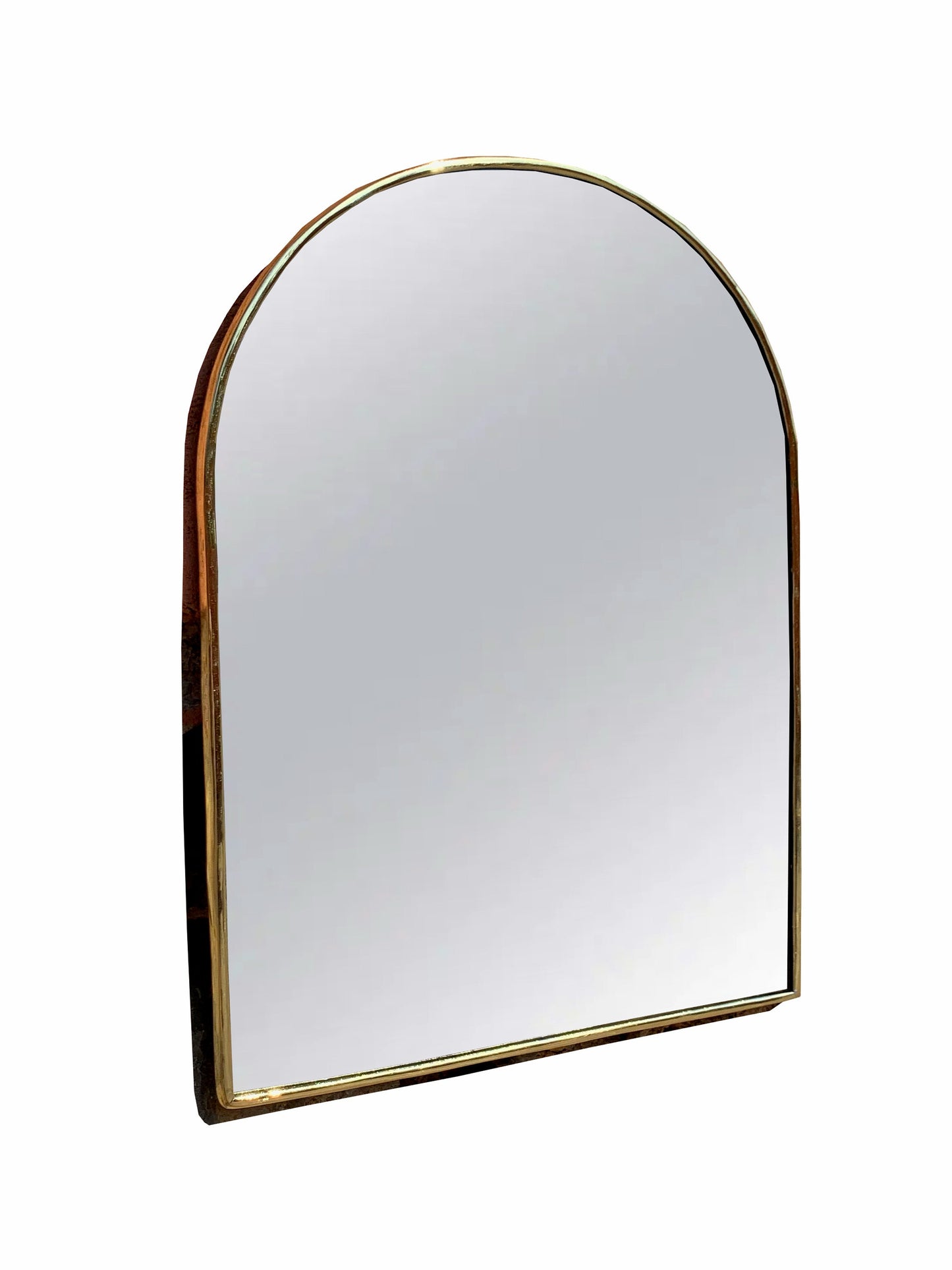 Miroir en arc doré - Miroir de salle de bain personnalisé fait à la main