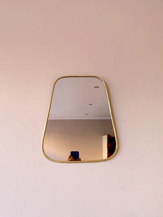 Gold Wall Brass Mirror - Triangle Mirror